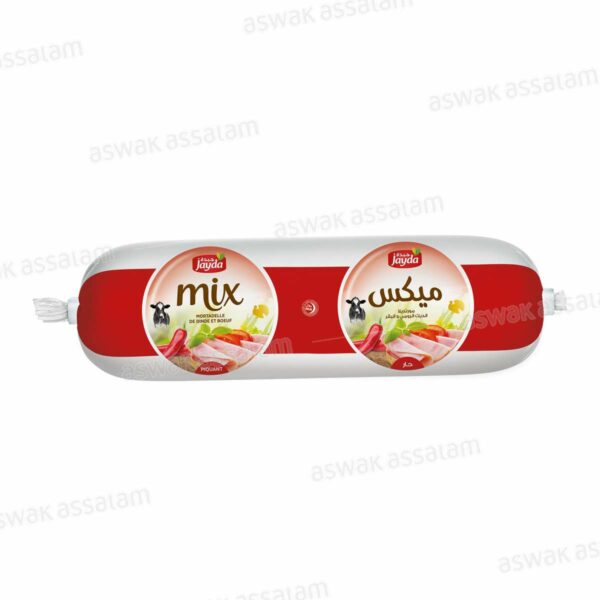 MORTADELLE MIX DE DINDE ET BOEUF PIQUANT 500G JAYDA
