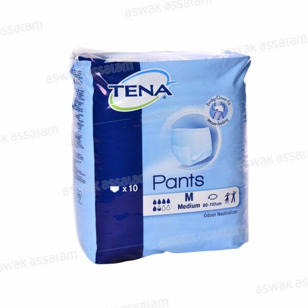 COUCHES CULOTTES MEDIUM POUR ADULTE 10 UNITES TENA