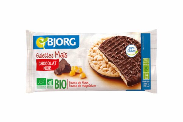 GALETTES MAIS CHOCOLAT NOIR 100G BIO BJORG