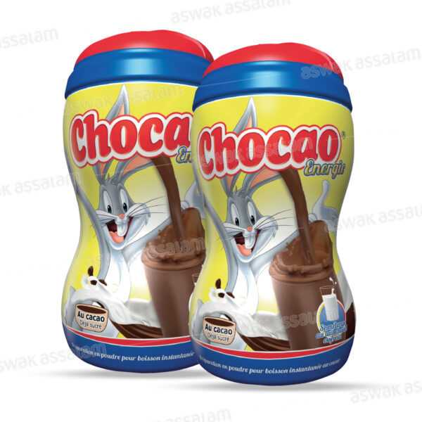LOT DE 2 POUDRES DE CACAO 250G CHOCAO ENERGIE (-50% SUR LE 2EME)