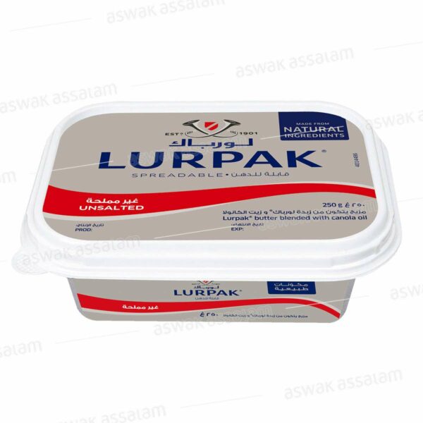 BEURRE BARQUETTE 250G LURPAK