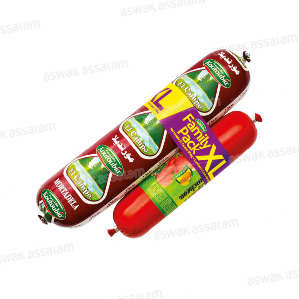 PACK MORTADELLE 900G + LUNCHEON SOUS BOYAU 350G KOUTOUBIA