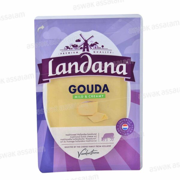 FROMAGE GOUDA DOUX ET CREMEUX EN TRANCHES 150G LANDANA