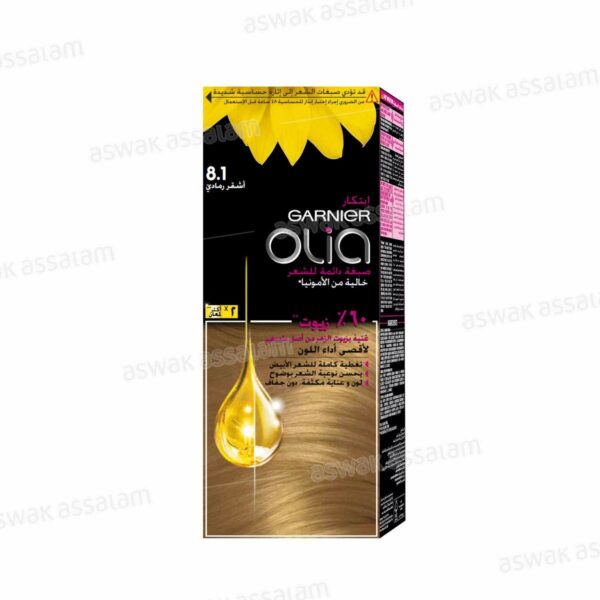 COLORATION 8.1 BLOND CENDRE OLIA GARNIER
