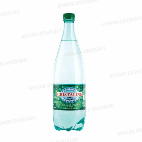 EAU DE SOURCE GAZEIFIEE 1L CRISTALINE