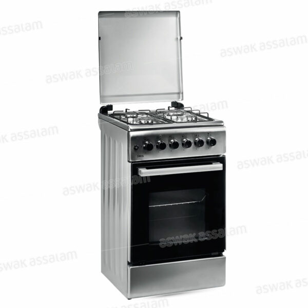 CUISINIERE 4 FEUX 50*50 INOX S504/C56 SIERA