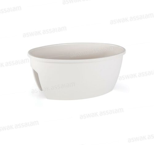 JARDINIERE 22,5L BLANCHE GAMME SAFIR