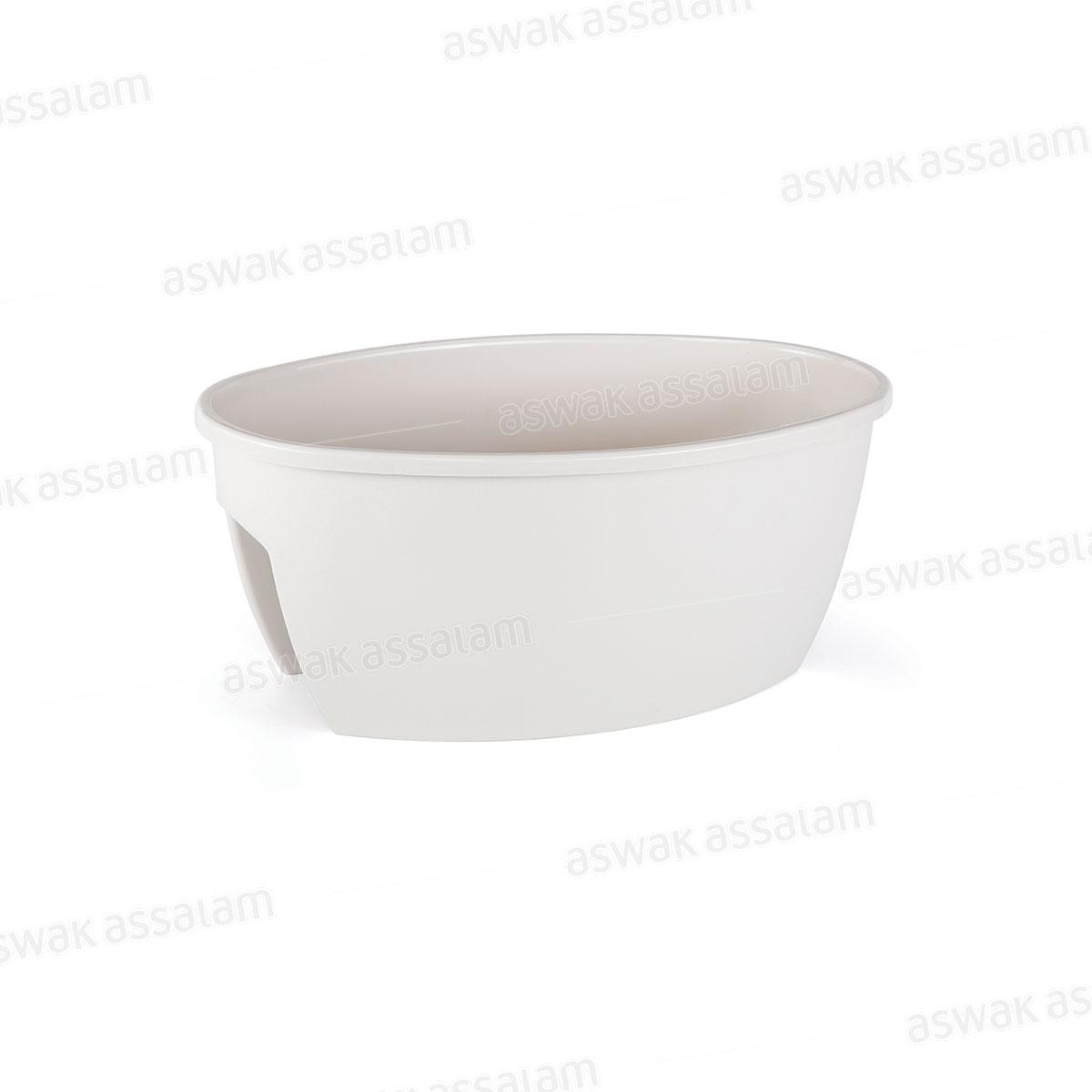 JARDINIERE 22,5L BLANCHE GAMME SAFIR