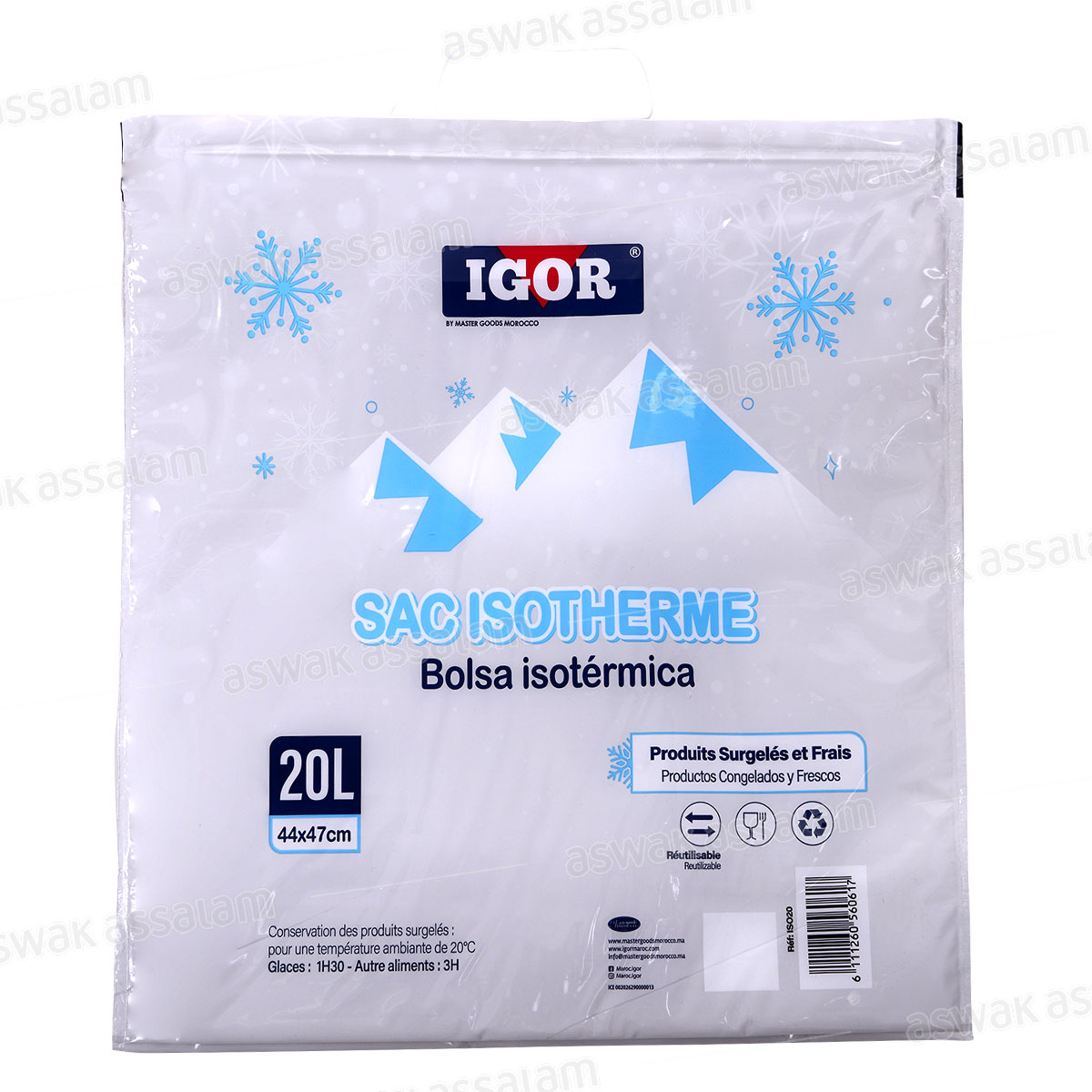 SAC ISOTHERME 20L 44*47CM IGOR