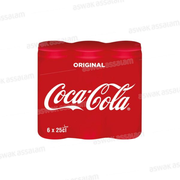 COCA-COLA CANNETTE SLIM PACK 6*25CL