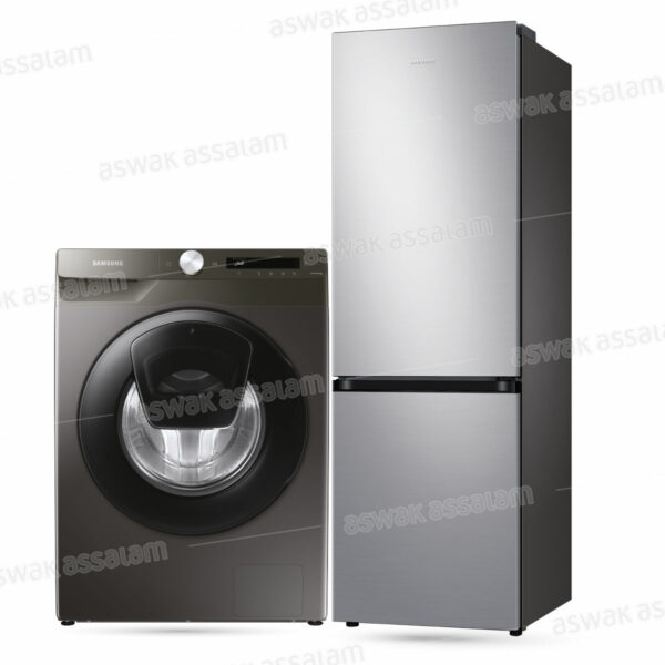 PACK REFRIGERATEUR 340L RB34T600FSA + MACHINE A LAVER 7KG WW70T554DAN1MF SAMSUNG