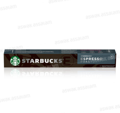 CAFE ESPRESSO ROAST INTENSITE 11 BOITE 10 CAPSULES STARBUCKS BY NESPRESSO