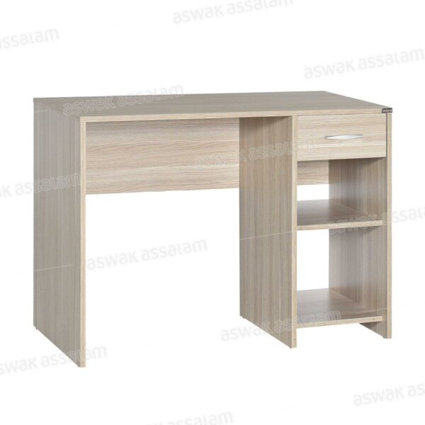 BUREAU AVEC TIROIR ET 2 ETAGERES 90*75*52CM