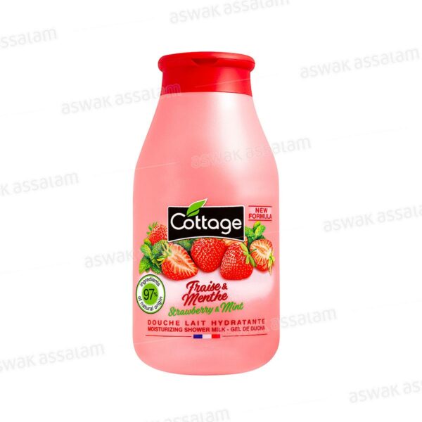 DOUCHE LAIT HYDRATANTE FRAISE & MENTHE 250ML COTTAGE