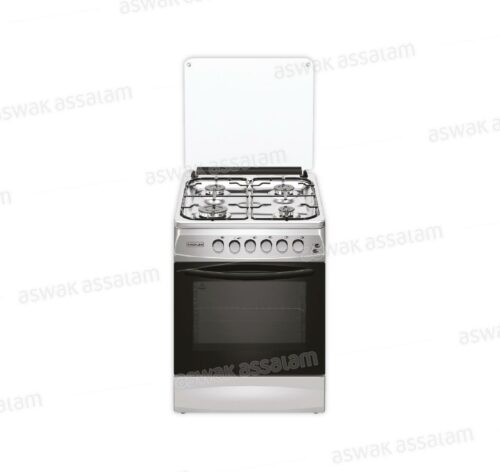CUISINIERE 4 FEUX 50x60CM INOX DOUBLE GAZ CK5060-DGL-IN KROHLER