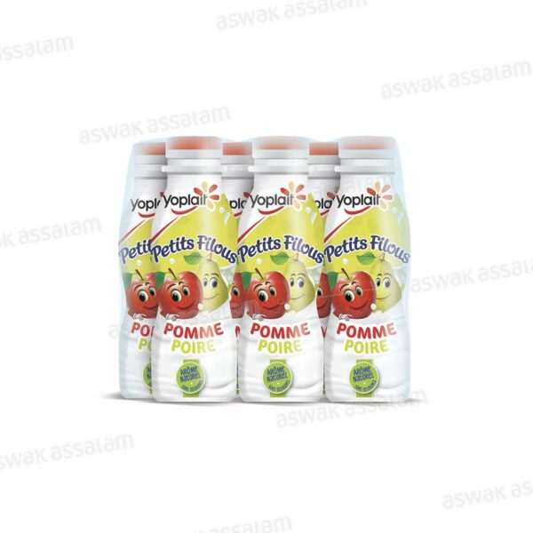 YAOURT A BOIRE PETITS FILOUS POMME-POIRE 6*165G PACK YOPLAIT