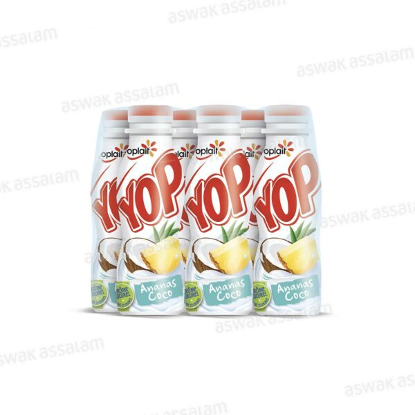 YAOURT A BOIRE YOP ANANAS-COCO 6*165G PACK YOPLAIT