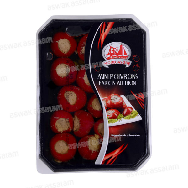 MINI POIVRONS FARCIS AU THON 300G LA MONEGASQUE