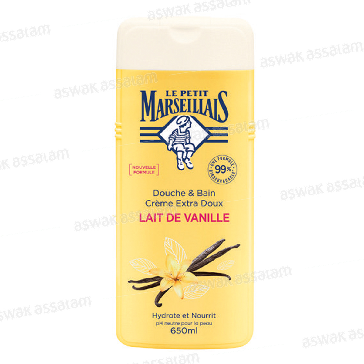 GEL DOUCHE LAIT DE VANILLE 650ML LE PETIT MARSEILLAIS