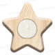 PORTE BOUGIE ETOILE 10*10CM + 1 BOUGIE OFFERTE