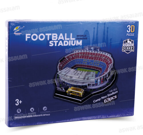 PUZZLE STADE DE FOOTBALL 3D 63 PIECES