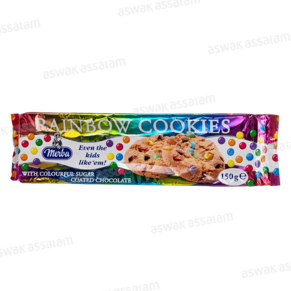 COOKIES RAINBOW 150G MERBA