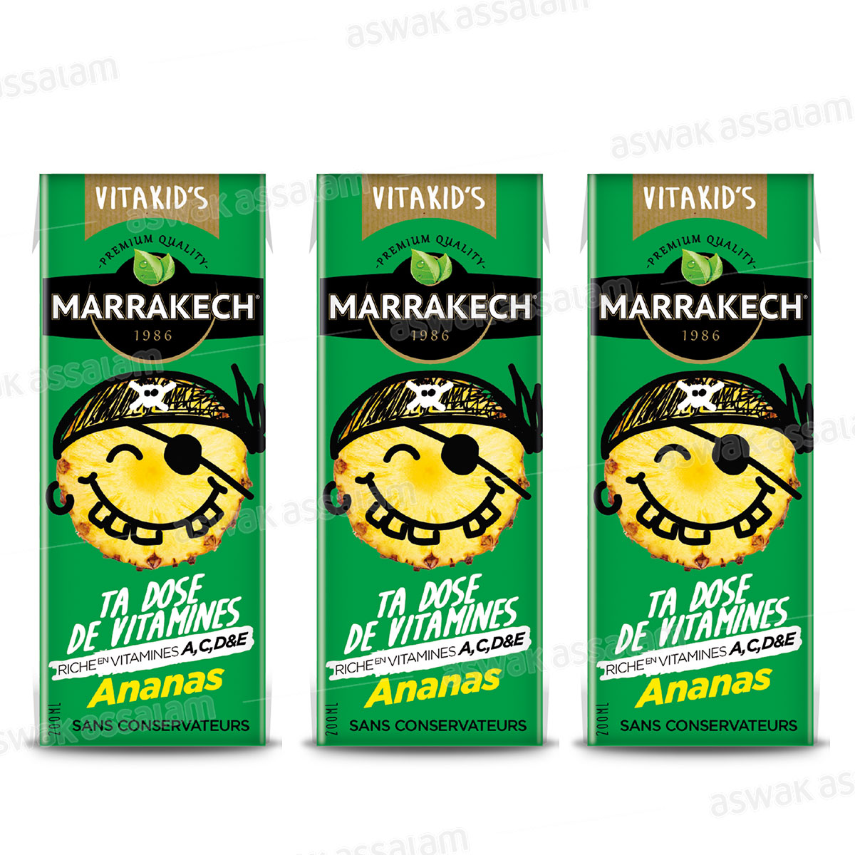 NECTAR ANANAS 3*20CL PACK MARRAKECH