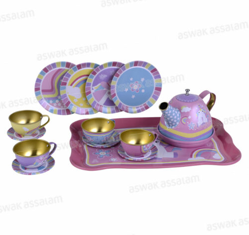 ENSEMBLE DINETTE EN METAL 14 PIECES