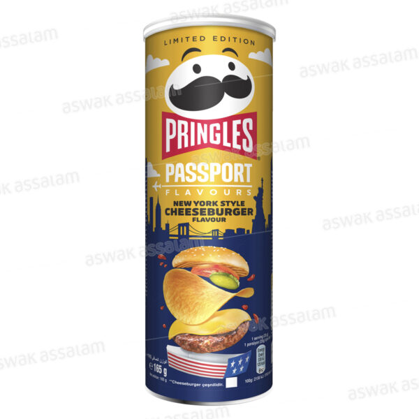 PRINGLES PASSPORT CHEESEBURGER 165G