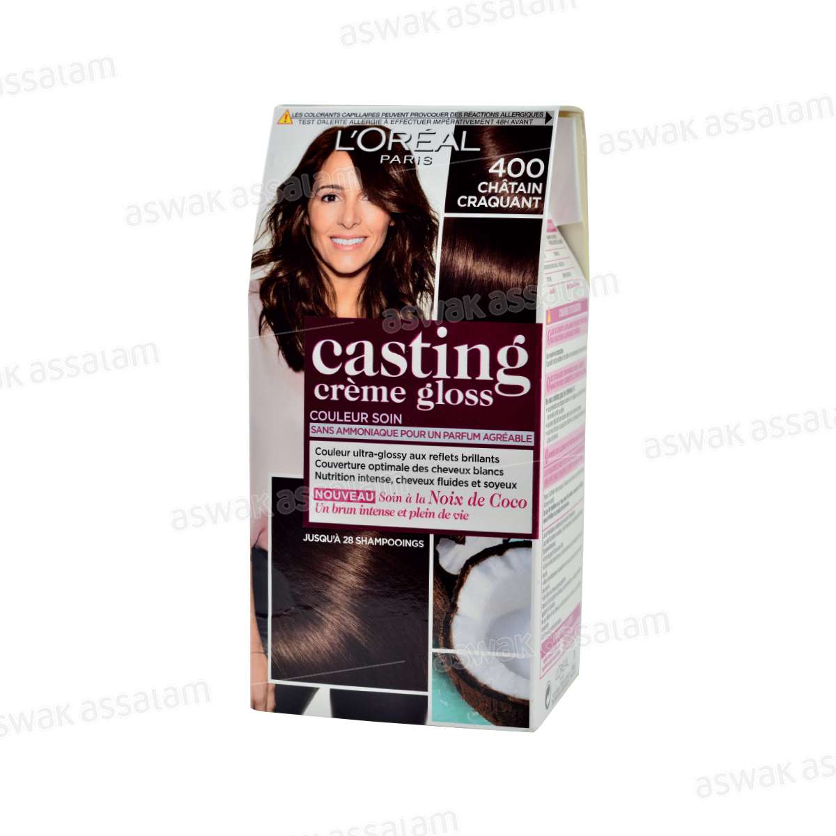 COLORATION CREME GLOSS CHATAIN CLAIR 500 CASTING L'OREAL