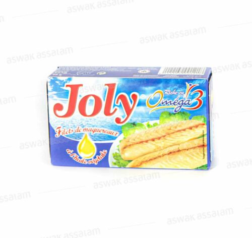 FILET MAQUEREAUX HUILE VEGETALE 125G JOLY