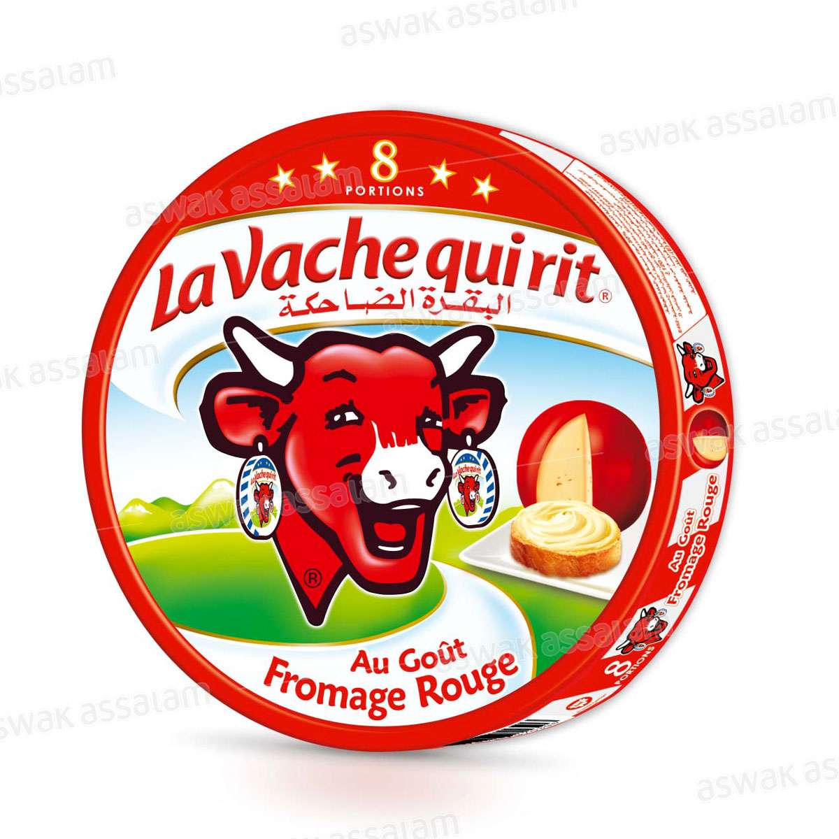 FROMAGE AU GOUT FROMAGE ROUGE 8 PORTIONS LA VACHE QUI RIT 