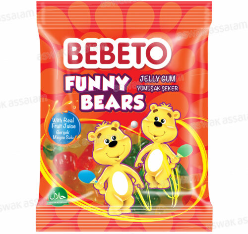 GOMMES FUNNY BEARS 100G BEBETO