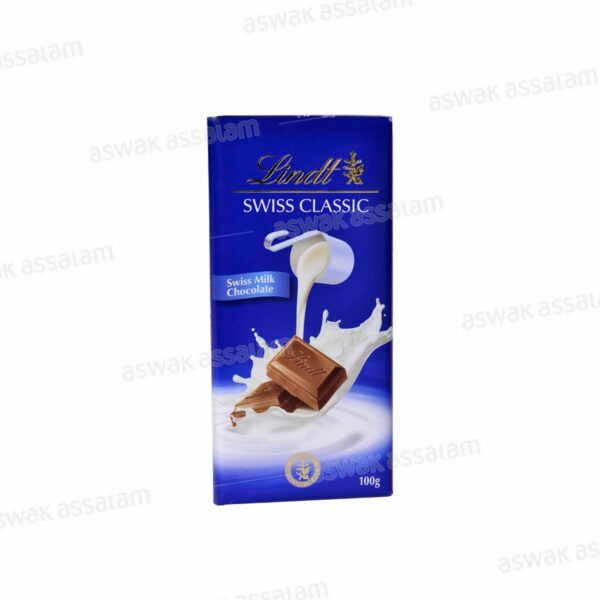 CHOCOLAT SWISS CLASSIC AU LAIT 100G LINDT