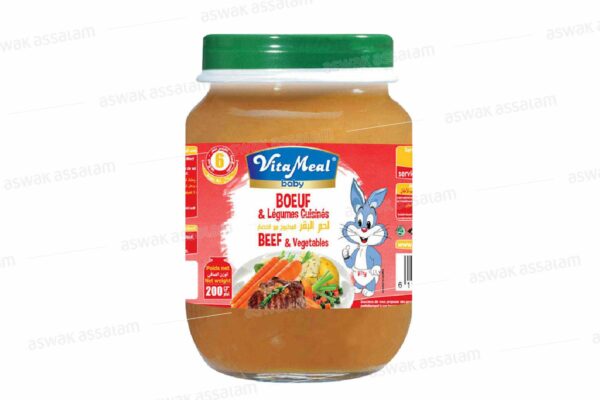 COMPOTE BOEUF ET LEGUMES 200G VITAMEAL