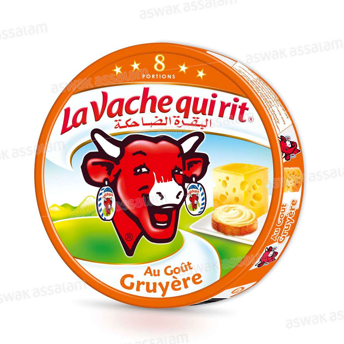 FROMAGE AU GOUT GRUYERE 8 PORTIONS LA VACHE QUI RIT