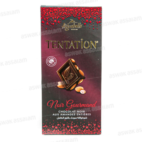 CHOCOLAT NOIR GOURMAND AMANDE 150G TENTATION