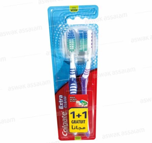 BROSSE A DENTS EXTRA CLEAN / 1 ACHETEE + 1 GRATUITE COLGATE
