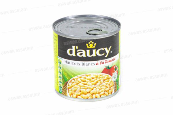 HARICOT BLANC A LA TOMATE 340G D'AUCY