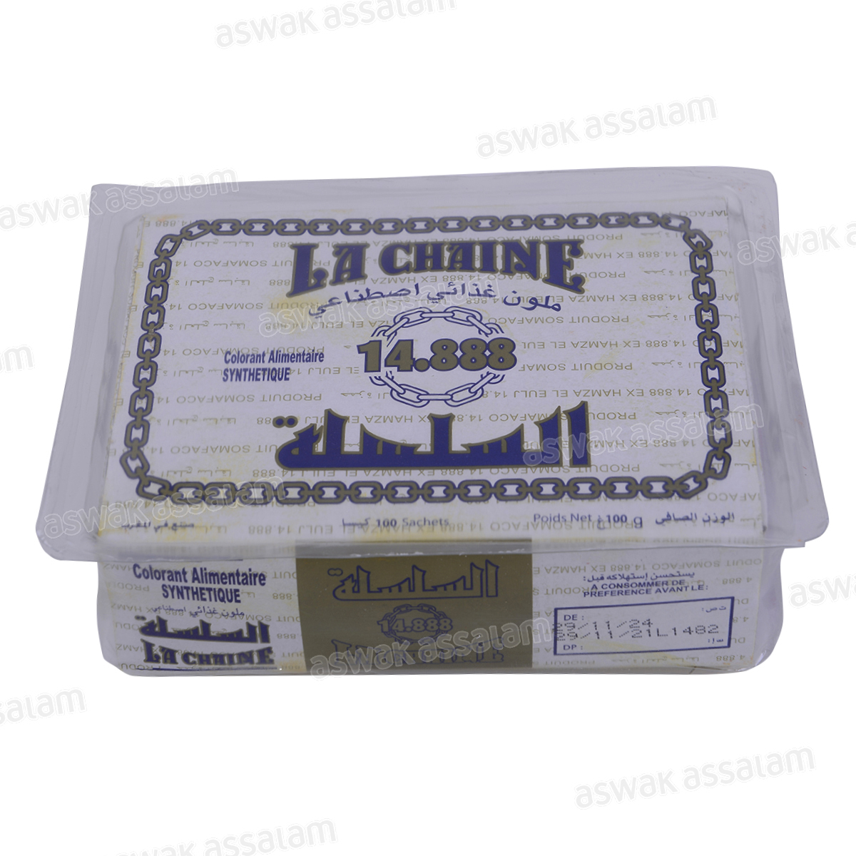COLORANT ALIMENTAIRE 14.888 100G LA CHAINE