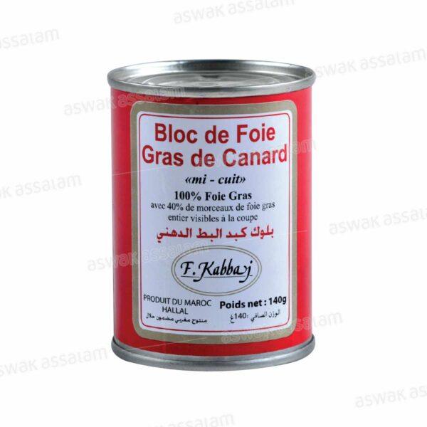 BLOC DE FOIE GRAS DE CANARD 140G F. KABBAG