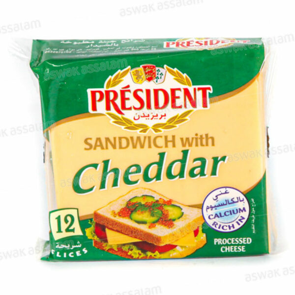 CHEDDAR TRANCHE 200G PRESIDENT