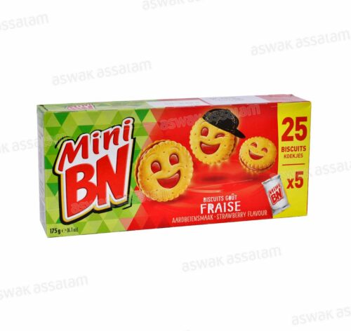 BISCUITS A LA FRAISE 175G MINI BN