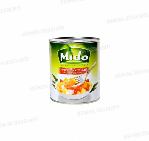 COCKTAIL DE FRUITS AU SIROP 850G MIDO