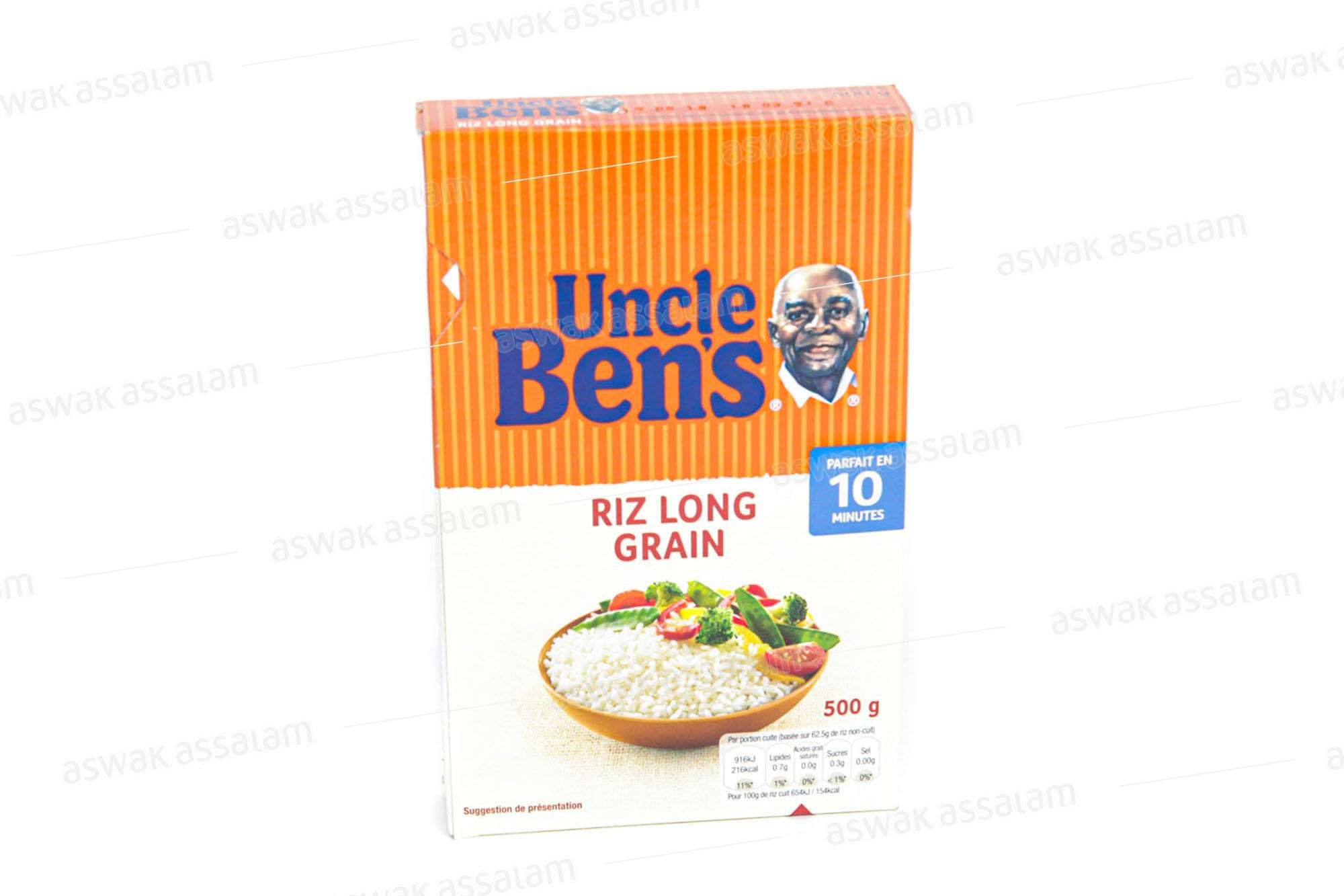 RIZ LONG 10MIN CUISSON 500G UNCLE BEN'S