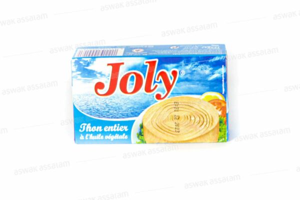 THON ENTIER A L'HUILE VEGETALE 125G JOLY