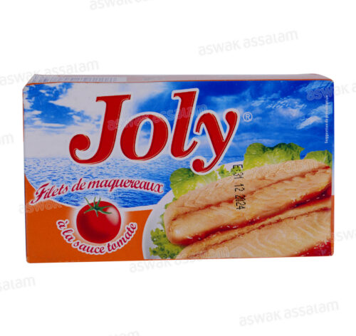 FILETS DE MAQUEREAUX A LA SAUCE TOMATE 125G JOLY