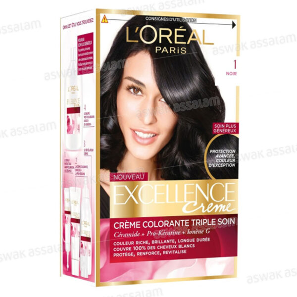 COLORATION CREME 1 NOIR  EXCELLENCE