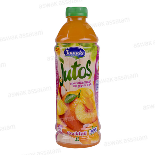BOISSON A LA PULPE DE FRUITS COCKTAIL 1L JUTOS JAOUDA – Image 2
