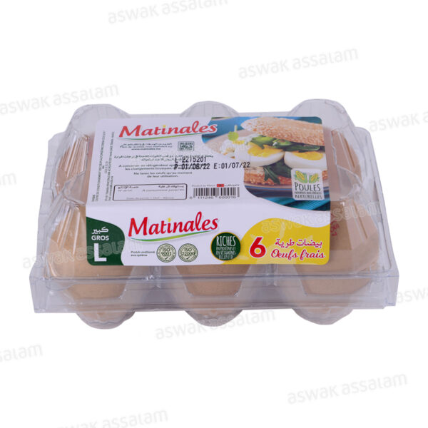 OEUF CALIBRE 63/73G BOITE DE 6 MATINALE – Image 3
